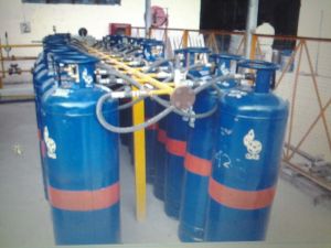 lpg pipe line and burners