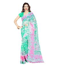 Casual Wear Multi  Printed Chiffon Saree_AAKP12SR1043BKSML