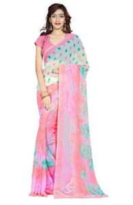 Casual Wear Multi  Printed Chiffon Saree_AAKP42SR1044AKSML