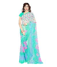 Casual Wear Multi  Printed Chiffon Saree_AAKP62SR1044CKSML