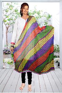 Chiffon Plain Multi Color Dupatta