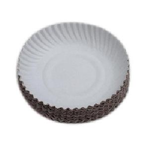 white 08 inch disposable paper plate