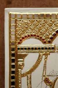 gold embossed paintings