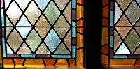 real stained glass panels