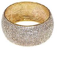 Crystal bangle bracelet