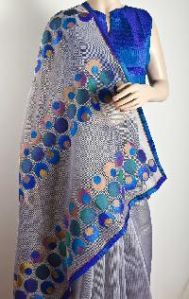 applique sarees