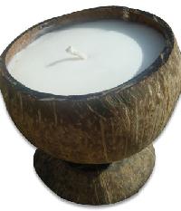 Real Coconut Shell Candle