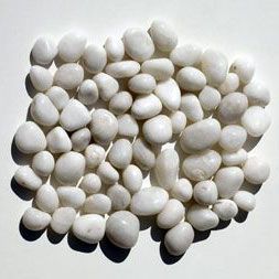 White Polished Pebbles Stones