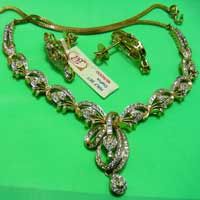 1447-HS Diamond Necklace Set