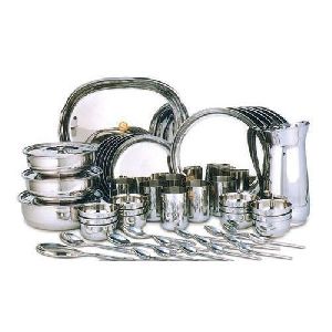 steel dinner set