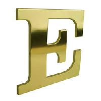 brass letter