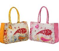 designer jute bags and high fashion jute bags