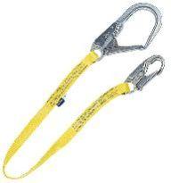 shock absorbing webbing lanyard