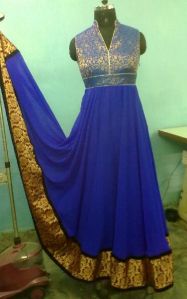 long floor length Anarkali suit