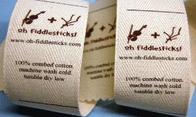 twill tape labels