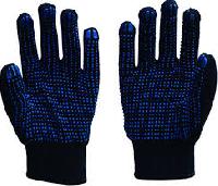 Pvc Dotted Cotton Knitted Gloves