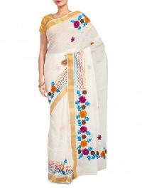 embroidered cotton sarees