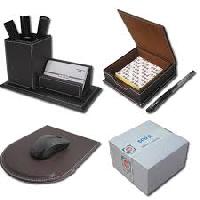 office leather stationery