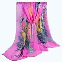 printed georgette scarves