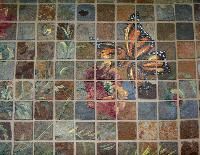 stone mosaic murals