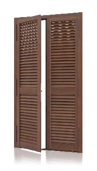 wooden shutter door