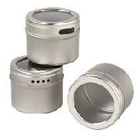 metal spice canister