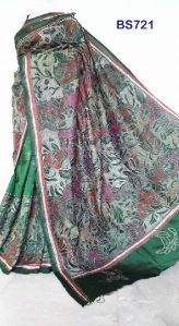 721 kantha stitch saree