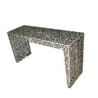 Bone Inlay Console Table