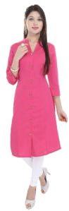 Ladies Cotton Button Kurtis