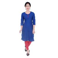 Plain Cotton Long Kurtis