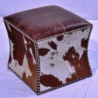 Leather Ottoman