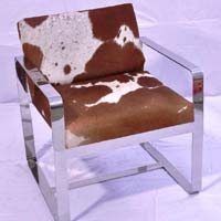 STEEL LEATHER CHAIR