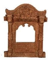 wood carved jharokha