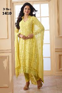 Yellow Nazneen Churidar Suits