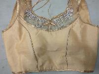 Golden Hand Work Saree Blouse