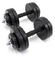 rubber dumbbell