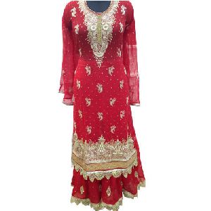 Embroidered Sharara Suits