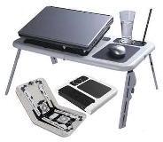 Folding E Table Portable Laptop Table With Fans