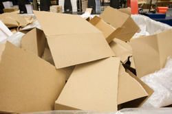 corrugated box scrap