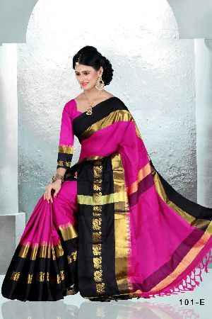 Blended silk saree