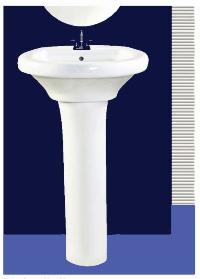 Plain Spice Pedestal Wash Basin