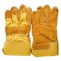 Split Buff Leather Glove Double Palm