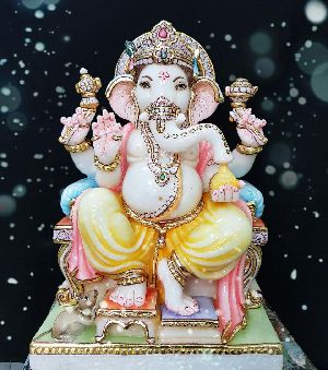 Religious Marble Murti Ganesha