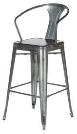 Metal Low Back Tolix Bar Stool