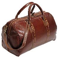 Leather Duffle Luggage Bag