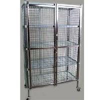 Stainless Steel Wheel Cage Trolley