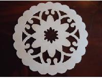 MDF Kiddy Scallop Shaped Rangoli Cutouts