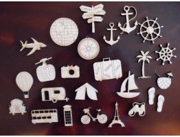 MDF Laser Cut Travel Element Cutouts