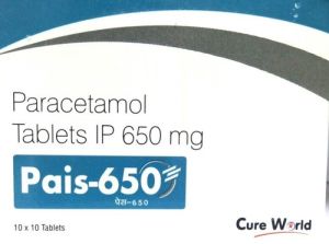 650 Mg Paracetamol Tablets