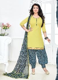Ladies Flavour Presents Yellow Patiala Salwar Suit
